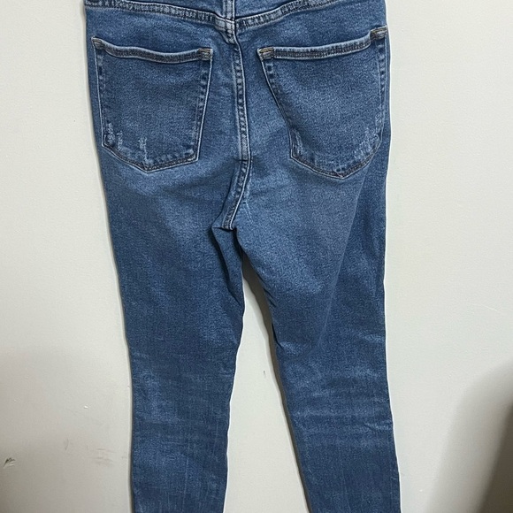 Good America Good Curve Distressed Jeans Sz 0/25 - Picture 5 of 9